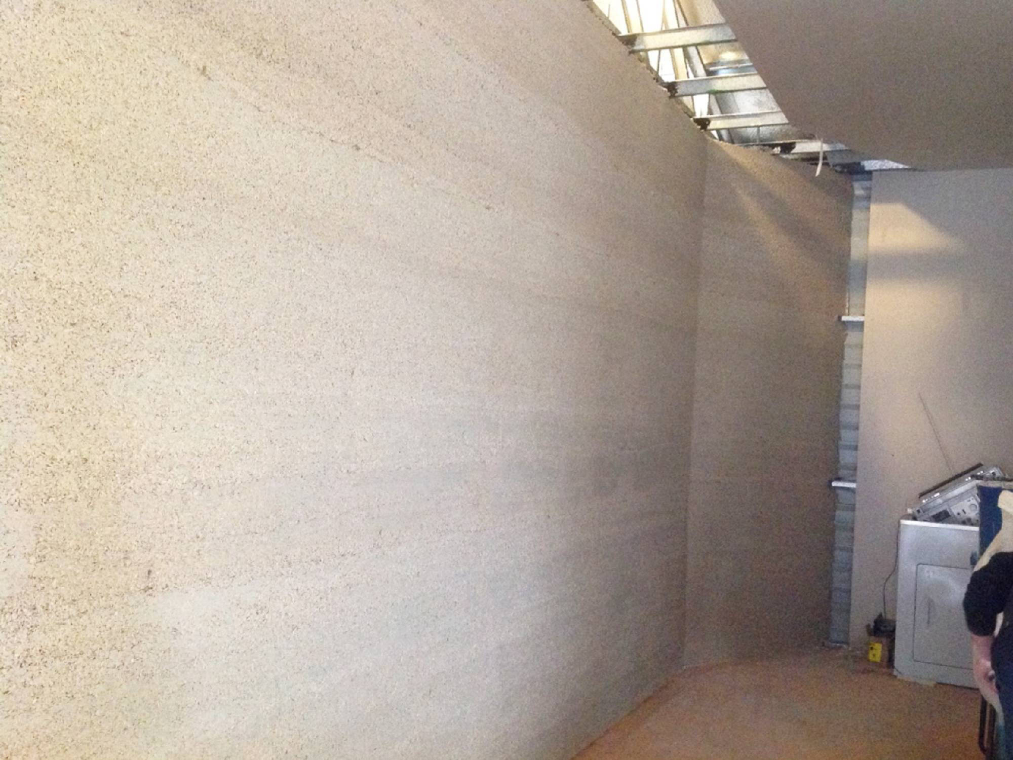 Hemp wall construction